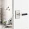 Sure-Loc Hardware Sure-Loc Hardware Levanto Privacy Rosette, Nickel, Knurled Grip in Flat Black LV102 NI GRIP-KN FBL - alternate 2